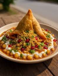 Samosa with Chole