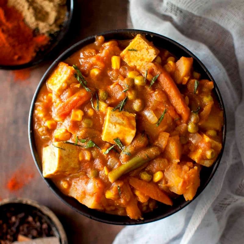 Vegetables Vindaloo