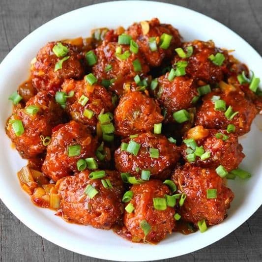 Vegetable Manchurian Spicy